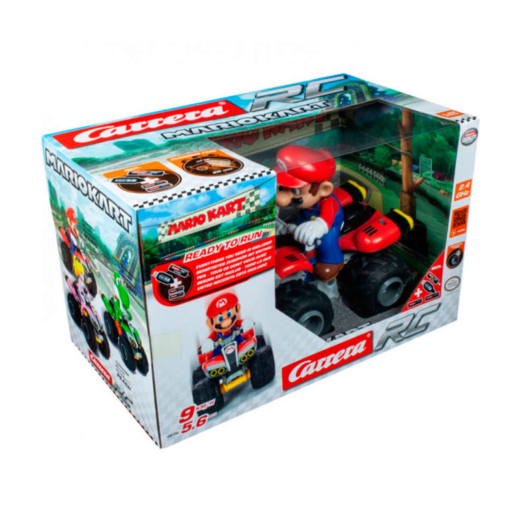 Mario Kart Quad Radio Control 1:20 Bateria y Cargador - Superjuguete Montoro